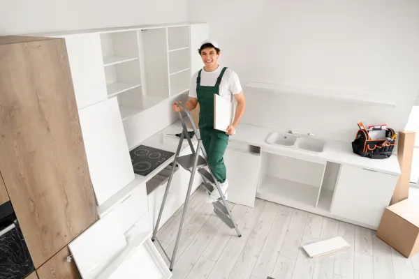 Finitions intérieures réalisées lors d'une rénovation