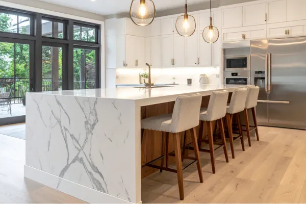 Cuisine marbre design JB RENOV