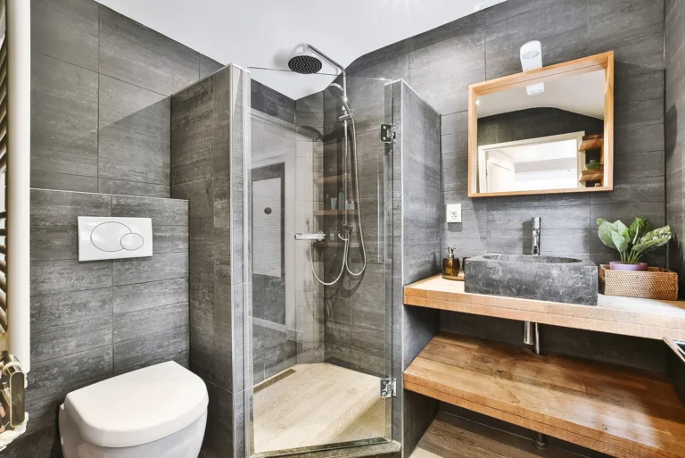 Salle de bain effet pierre JB RENOV